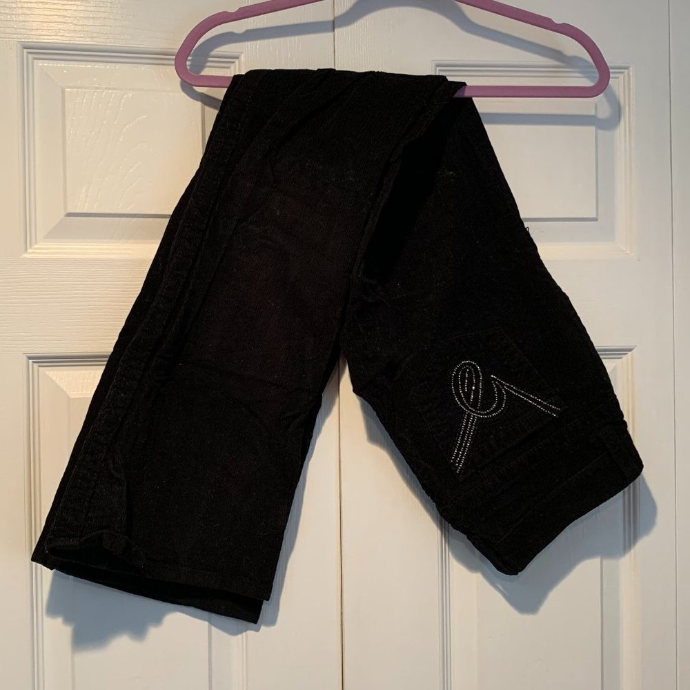 bebe Black Corduroys